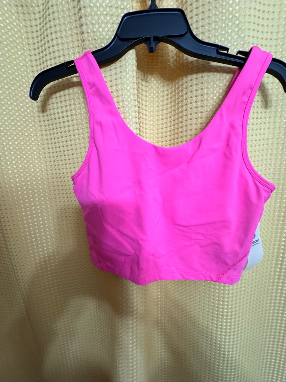 Mono B Bright Pink Sports Crop Bra